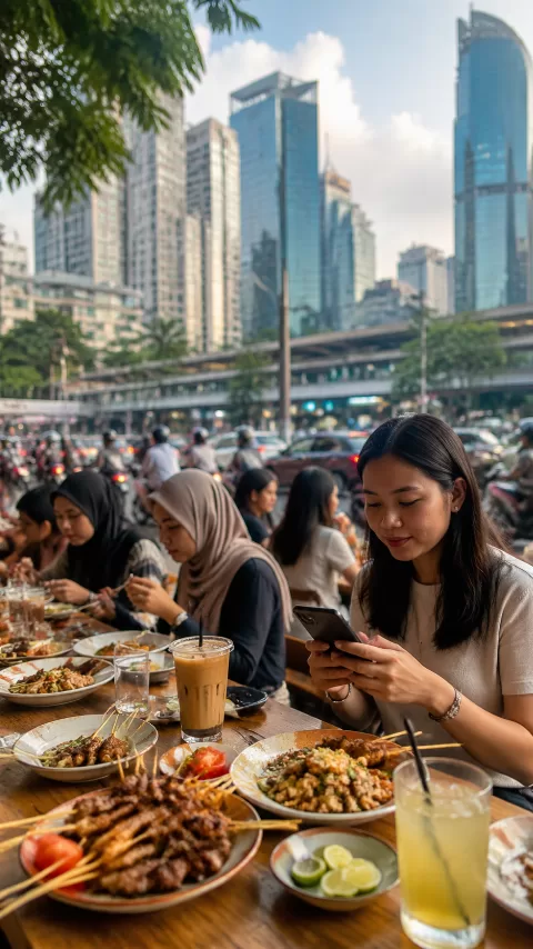 Kuliner dan Gaya Hidup Digital di Jakarta: Sinergi Tradisi dan Teknologi
